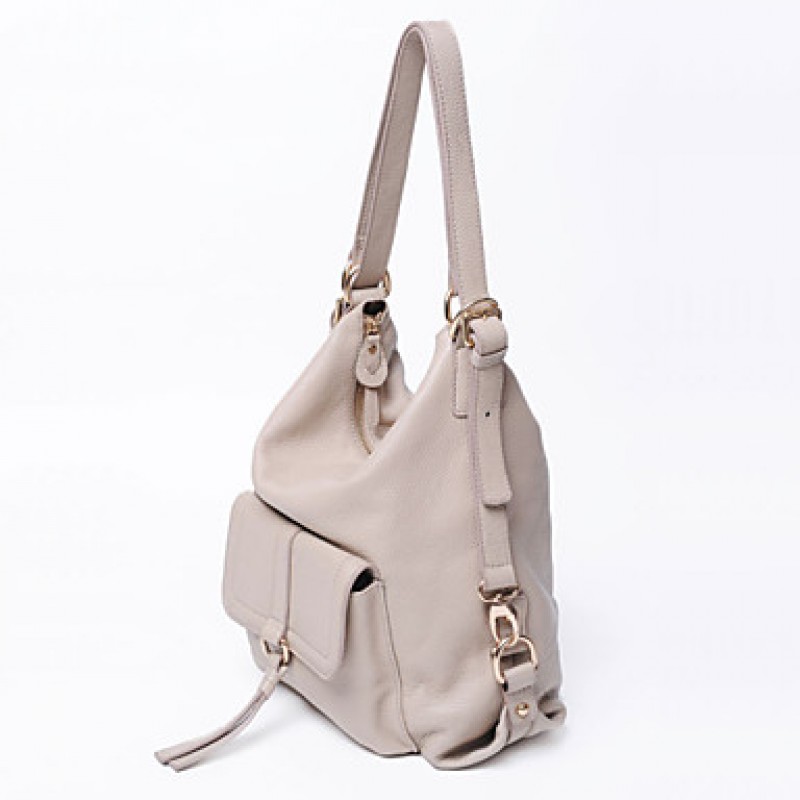 Women Cowhide Sling Bag Shoulder Bag / Tote / Backpack / Mobile Phone Bag / Travel Bag-Beige / Brown / Black  