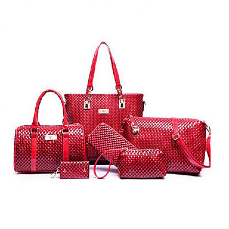 Women PU Formal / Casual / Shopping / Office & Career Tote / Bag Sets