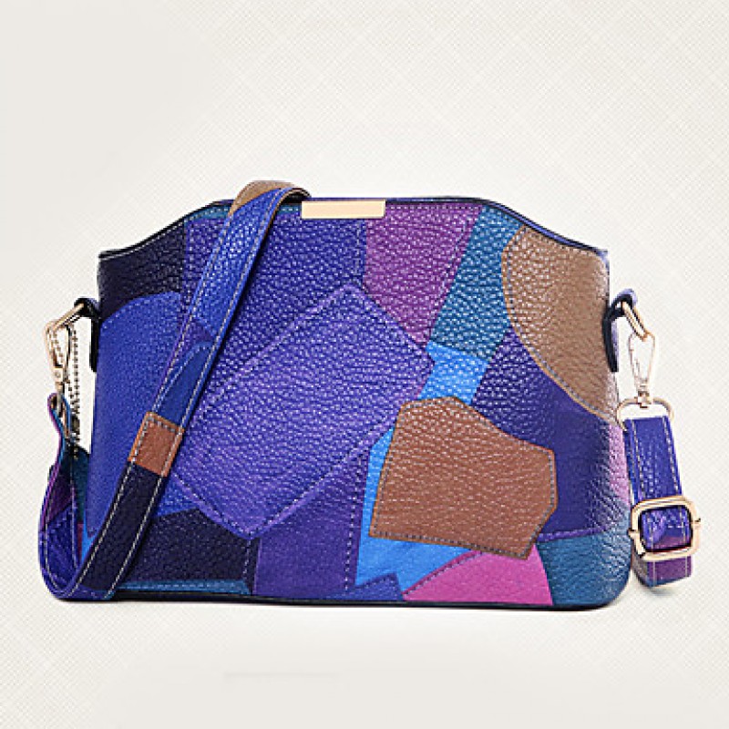 Women PU Shell Shoulder Bag / Satchel-Purple / Blue / Orange / Red / Gray  