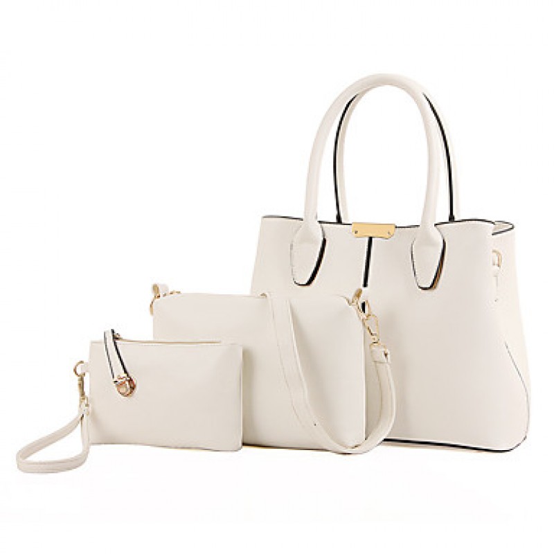 Women PU Casual / Event/Party / Shopping / Office & Career Shoulder Bag / Tote / Satchel / Bag Sets