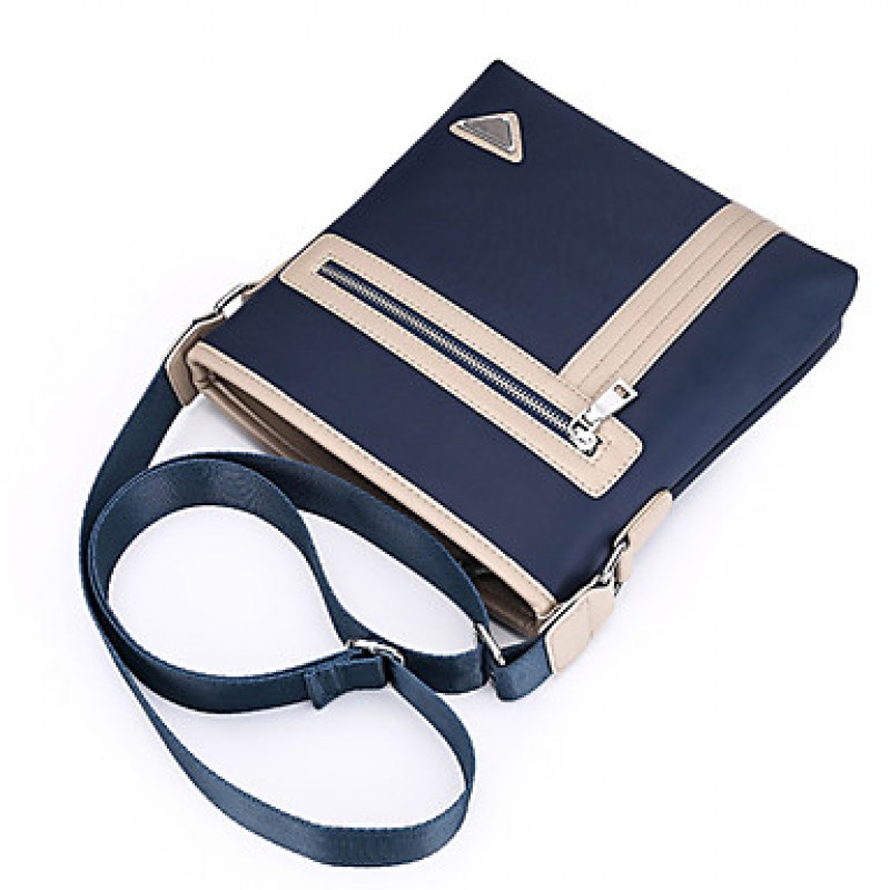 Women PU Messenger Shoulder Bag / Satchel - Blue / Brown / Black  